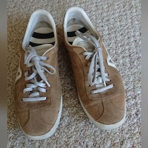 Aquazzura brown Suede A low Top Sneakers size 7